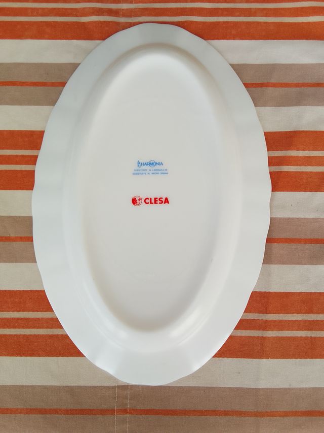 Fuente de porcelana fina Harmonía