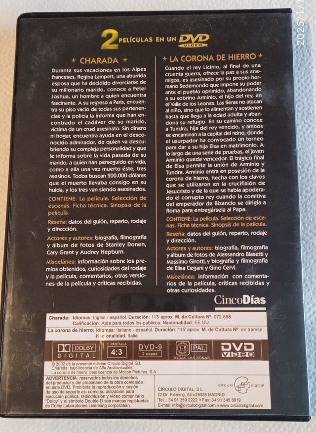 CHARADA / LA CORONA DE HIERRO