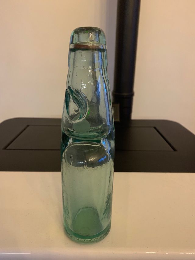 Bottiglia Gassosa con Pallina in vetro ann