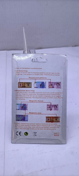 Rilevatore 2in1 monete false portatile 