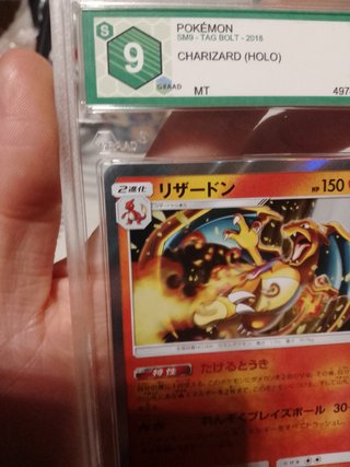 POKEMON CHARIZARD HOLO GRAAD 9 JPN