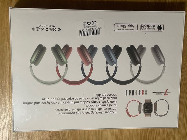 P9 ultra 2. Reloj y auriculares