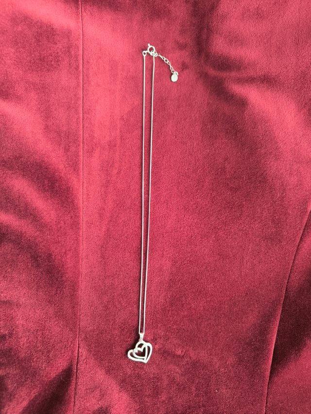 Colgante plata corazón