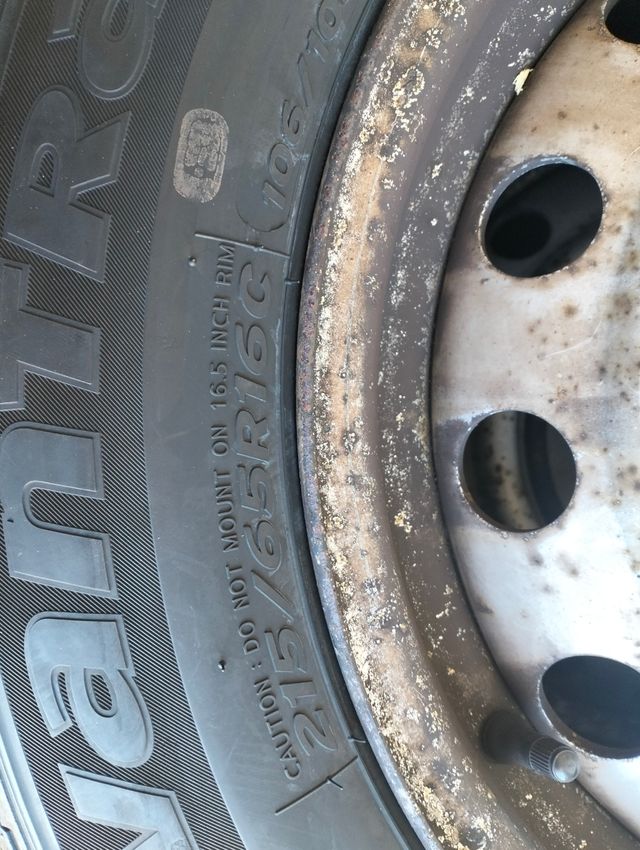 Llantas con nuematicos nuevos, Fiat scudo