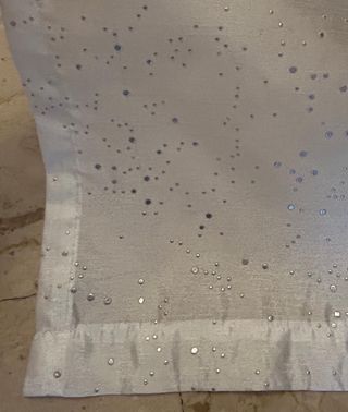 TENDE BIANCHE CON STRASS