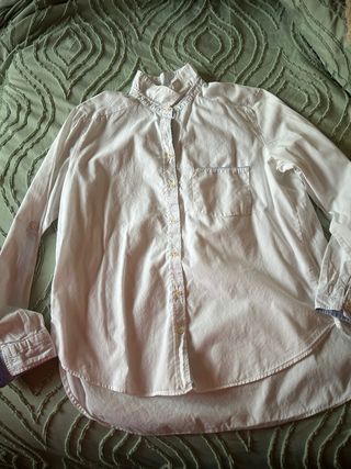 Camis a blanca zara talla L