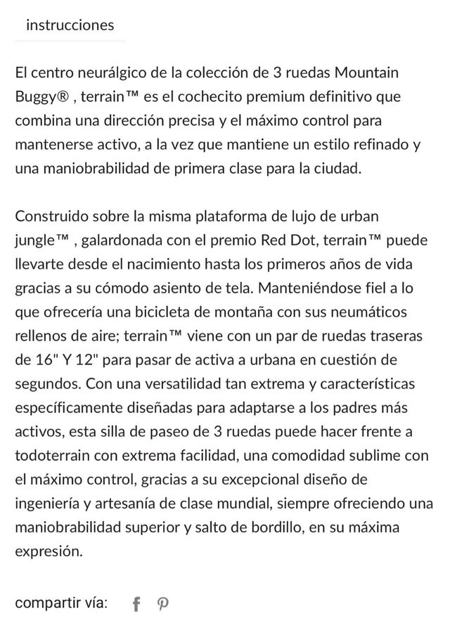 Mountain Buggy Terrain