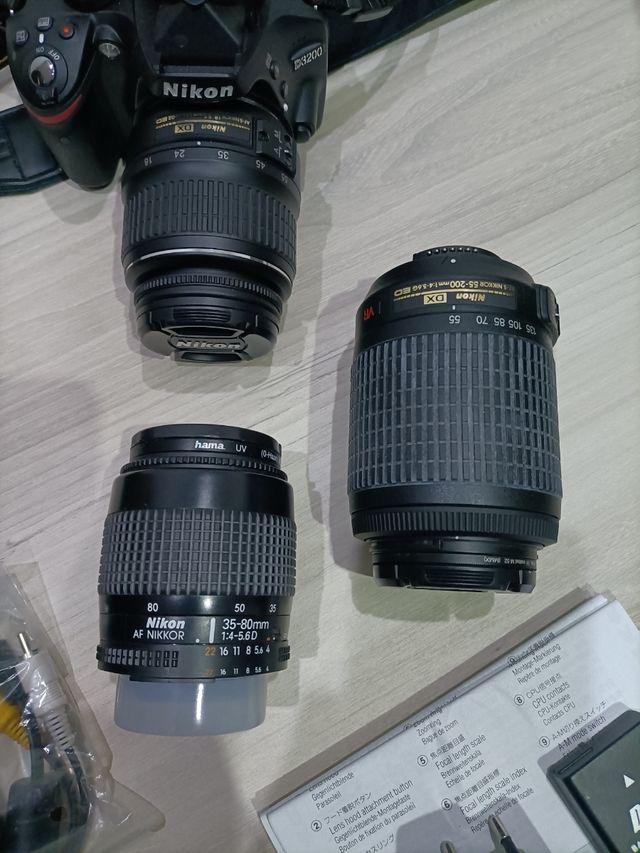 Cámara de fotos Nikon D3200 