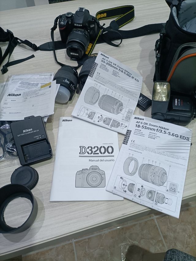 Cámara de fotos Nikon D3200 