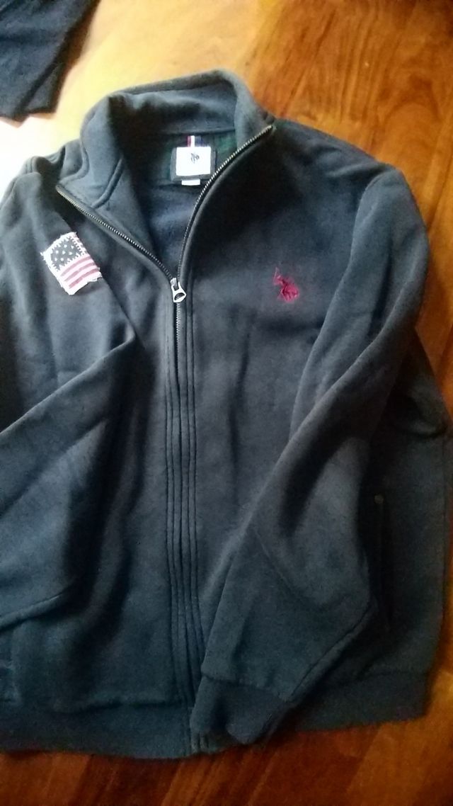 Felpa uomo blu Polo Assn taglia XL