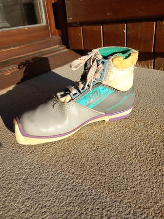 Botas de esqui de fondo. Talla 36