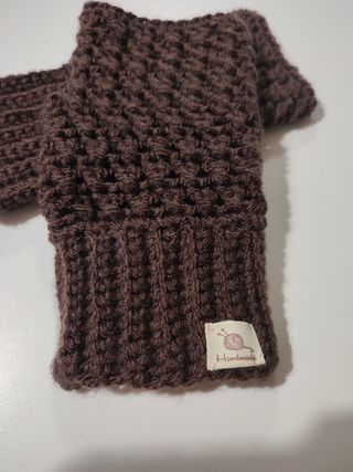 Guantes sin dedos crochet