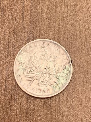 Moneda 5 Francos Francia