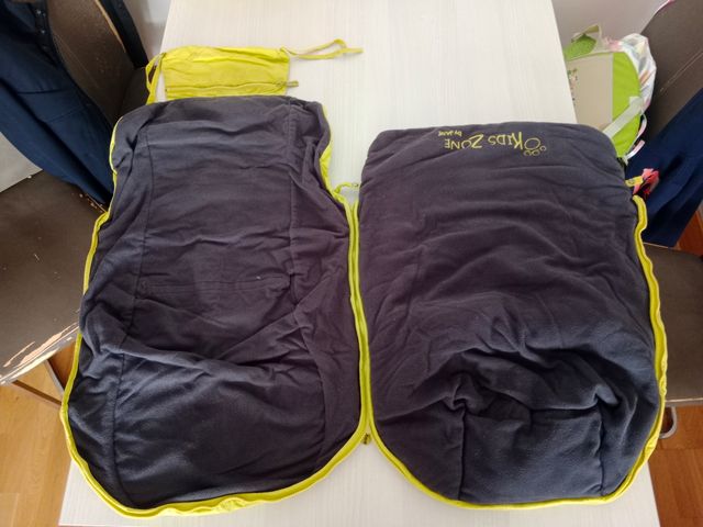 Saco silla de paseo Jane . Tonos verdes y grises