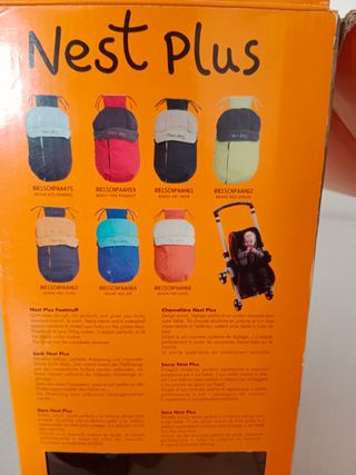 Saco silla de paseo Jane . Tonos verdes y grises 