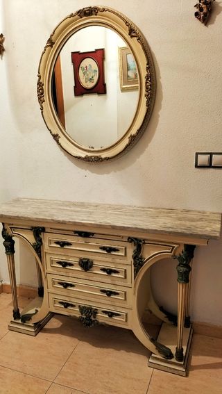 Consola recibidor con espejo 