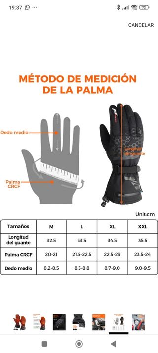Guantes calefactables moto