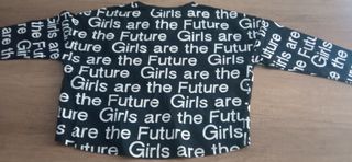 Maglietta nera per ragazza 9/10 anni