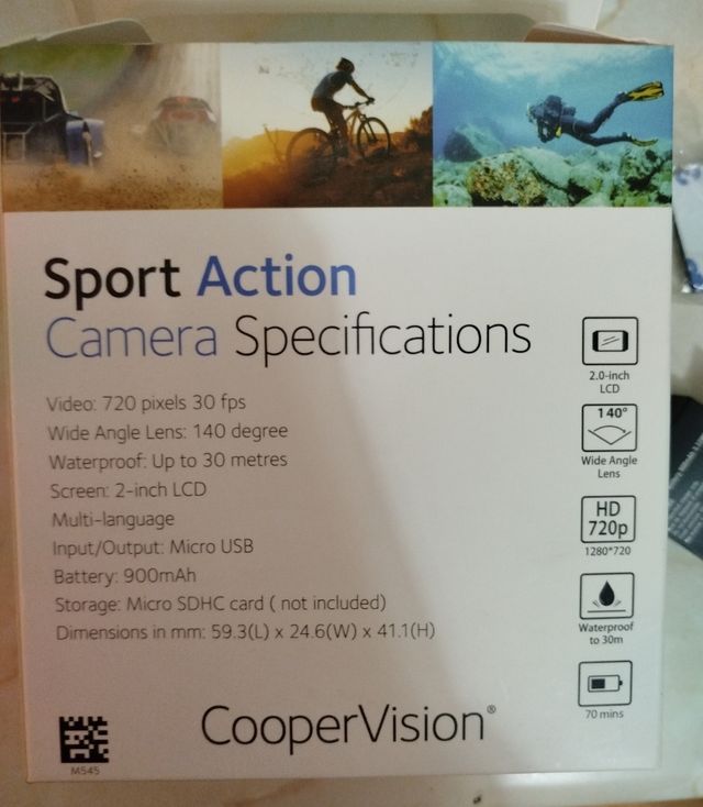 Cámara deportiva CooperVision