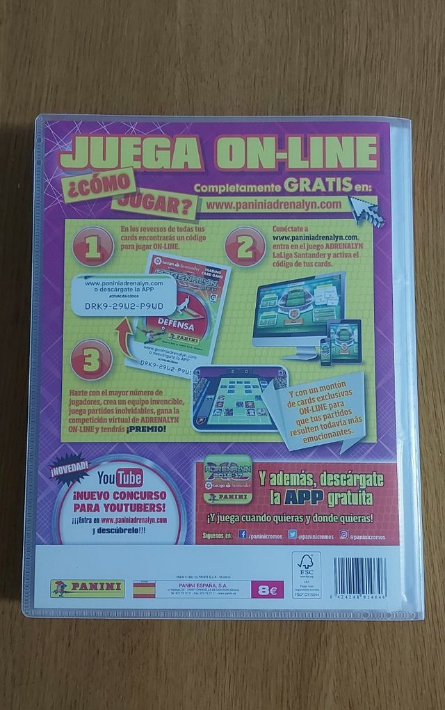 Album AdrenalynXL 2016-17(Carta Aduriz Firmada).