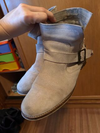 Botines beige