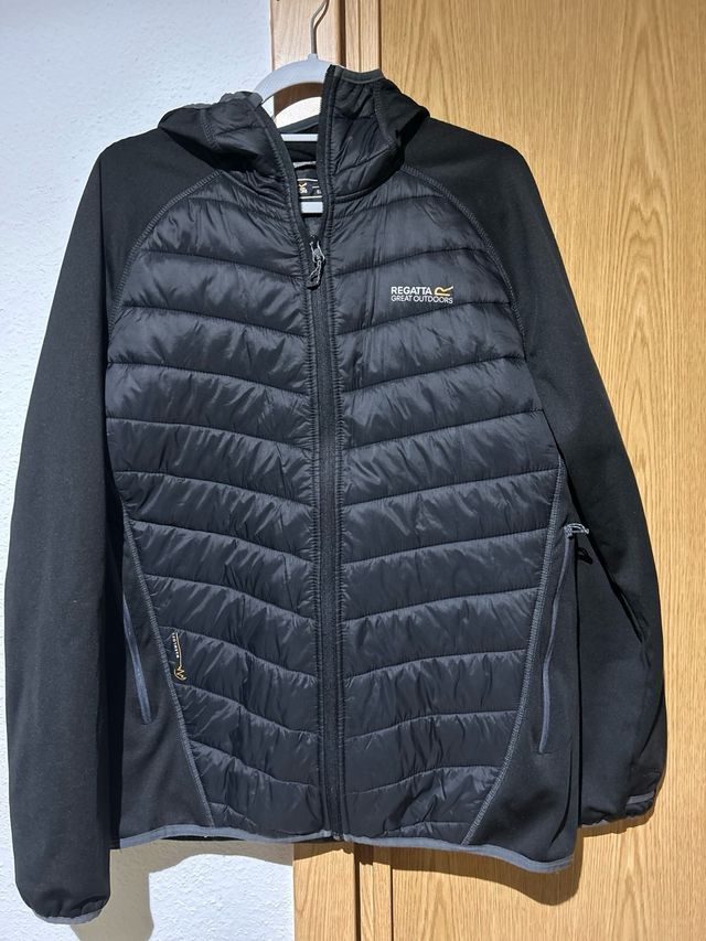 Chaqueta Regatta negra para hombre XL