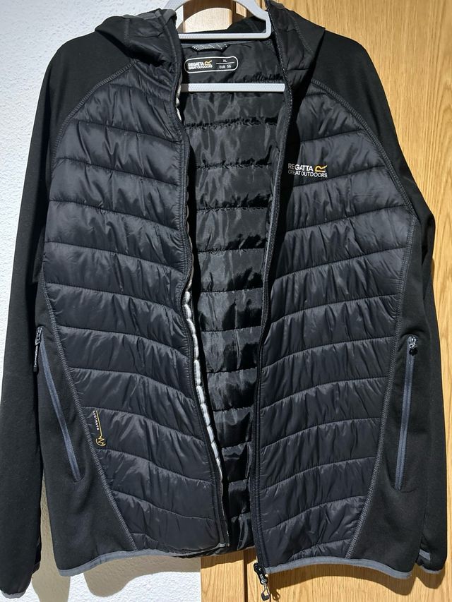Chaqueta Regatta negra para hombre XL