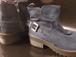 Botines azul marino T.36