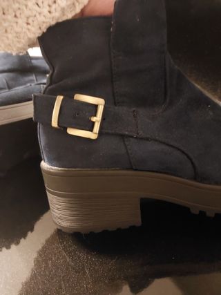 Botines azul marino T.36