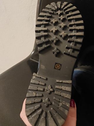 Botines azul marino T.36