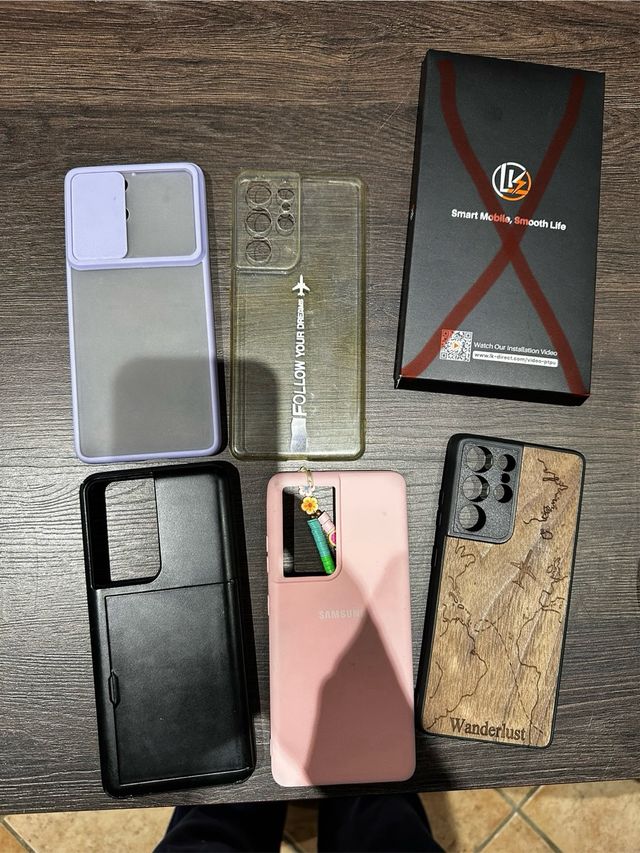 5 cover samsung s21 ultra , vengo anche singolarme