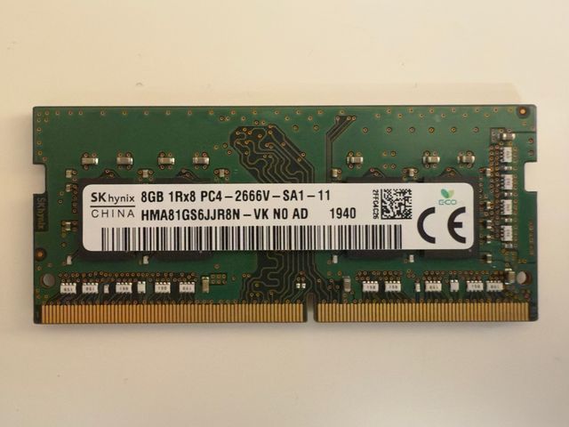 Memoria RAM Skhynix Sodimm da 8 GB DDR4 a 2666 MHz