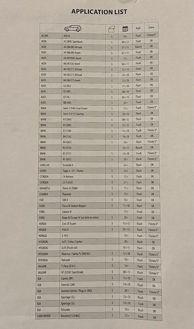 Barras techo Menabo Tiger XL black