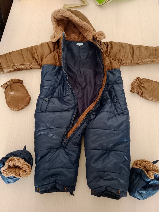 Mono de invierno para niño T. 18 meses