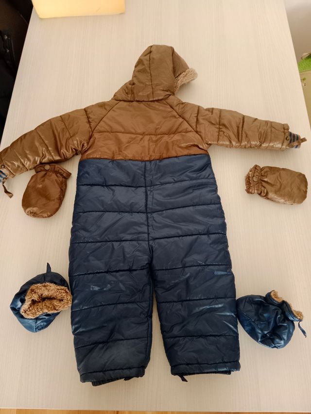 Mono de invierno para niño T. 18 meses