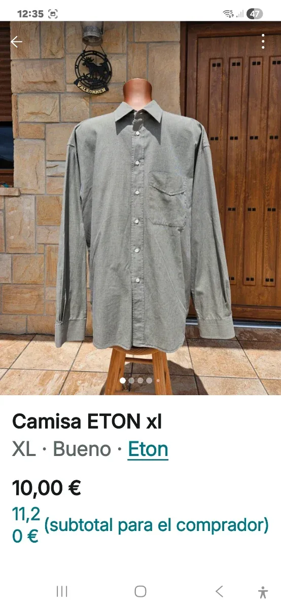 Chaquetón XL +camisa