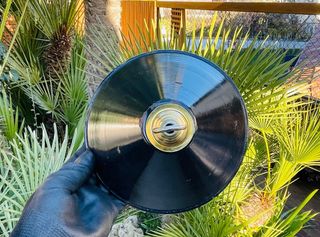 LAMPADA ANTICA A SOSPENSIONE SMALTATA VINTAGE