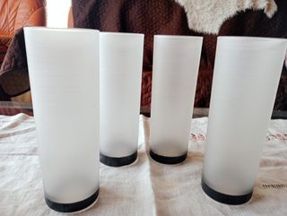 Cóctelera + Vasos de tubo 