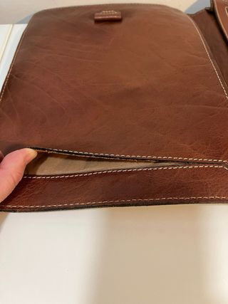 Funda piel para documentos y portátil