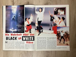 Fanzine aleman Michael Jackson. Perfil solidario