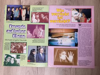 Fanzine aleman Michael Jackson. Perfil solidario