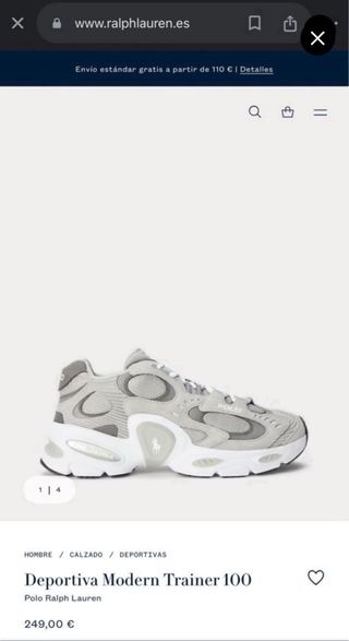 Zapatillas Polo Ralph Lauren Modern Trainer 100