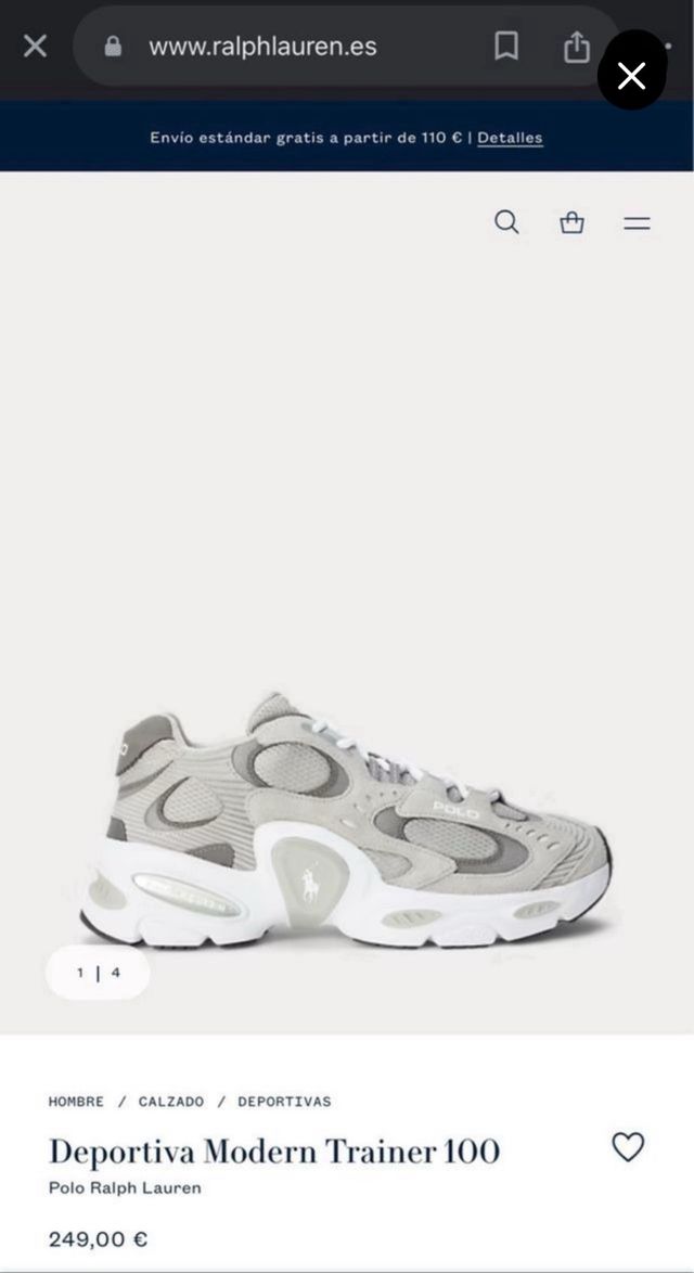 Zapatillas Polo Ralph Lauren Modern Trainer 100