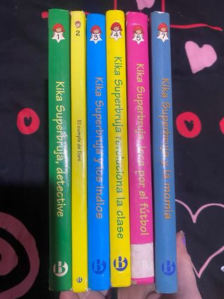 Kika Superbruja lote 6 libros 