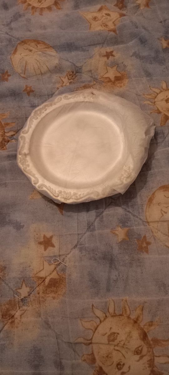 BANDEJA EN PLATA RELIEVE SERIGRAFIADO