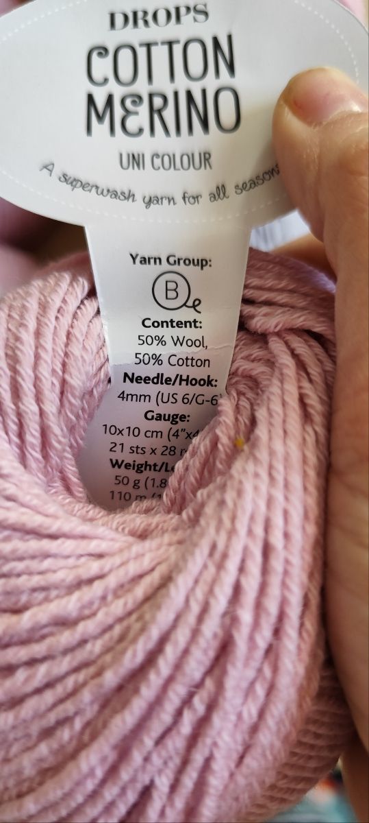 Ovillos Cotton merino Drops