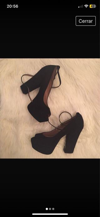 Sandalias zara tacon y plataforma