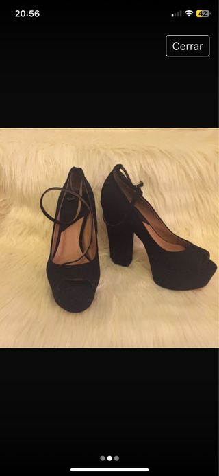 Sandalias zara tacon y plataforma