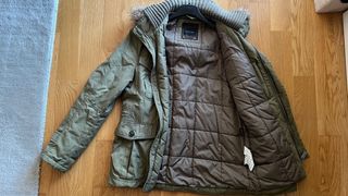 Parka verde caqui “Zara man”