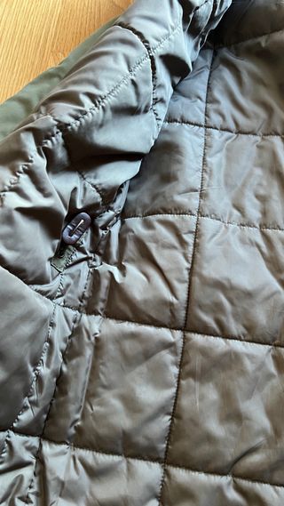 Parka verde caqui “Zara man”